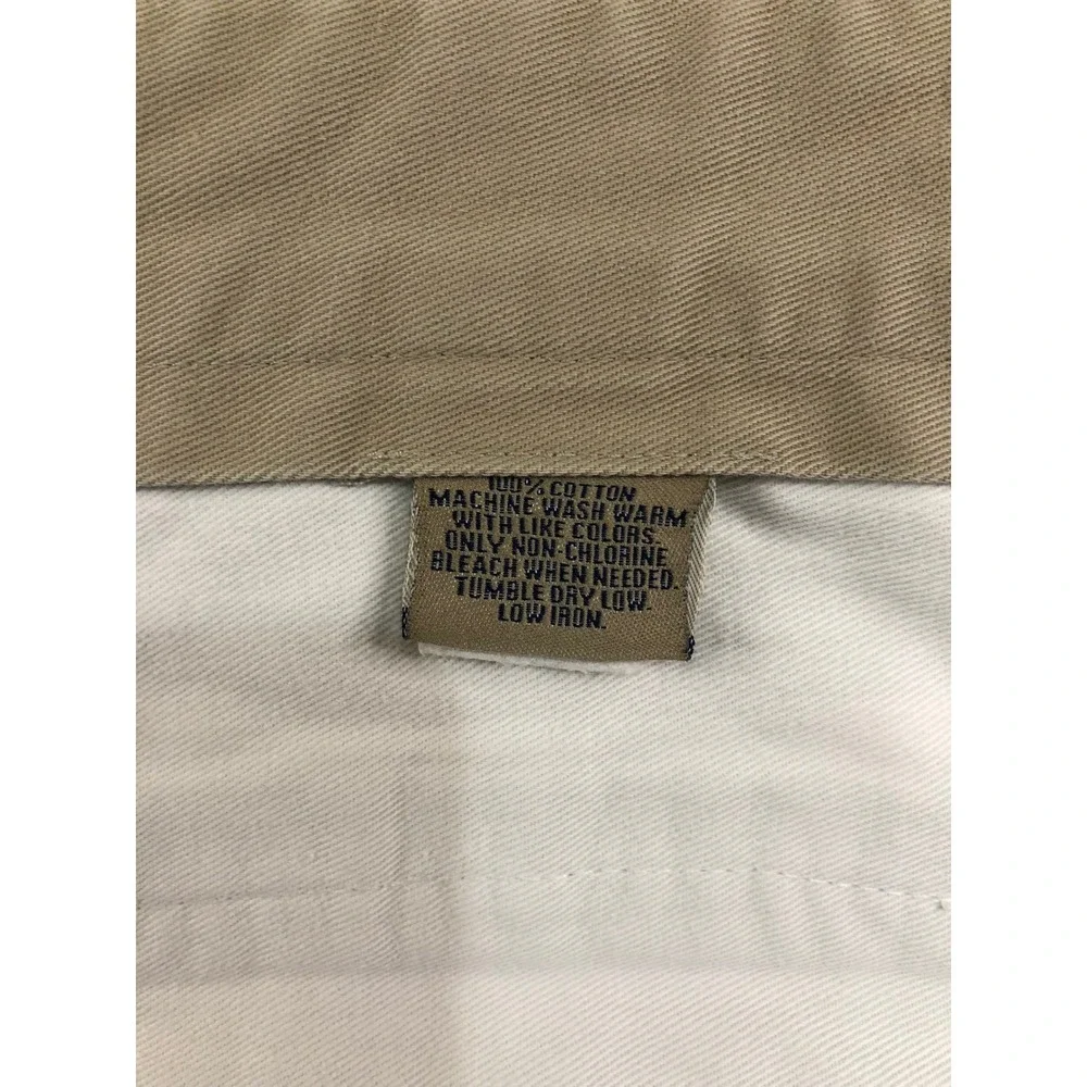 Bills Khakis Pants Men 44x28 Tan M1P Made in USA Pleated Chino